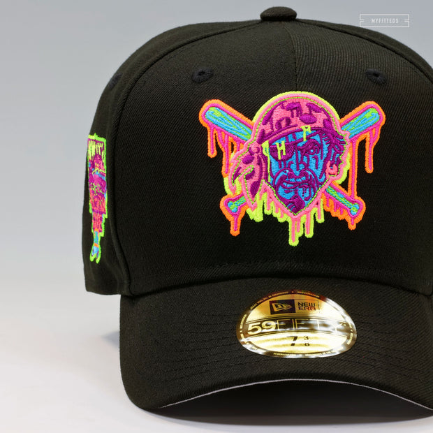 PITTSBURGH PIRATES 2006 ALL-STAR GAME BLACKLIGHT GRAFFITI DRIPS NEW ERA FITTED CAP