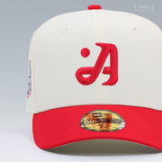 ATLANTA DRIVE GOLF CLUB TGL SOFI OFF WHITE RADIANT RED NEW ERA FITTED CAP