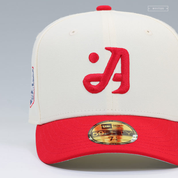 ATLANTA DRIVE GOLF CLUB TGL SOFI OFF WHITE RADIANT RED NEW ERA FITTED CAP