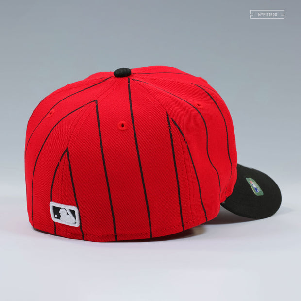 CHICAGO WHITE SOX 2025 CITY CONNECT ON-FIELD PINSTRIPE NEW ERA FITTED CAP