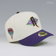 ARIZONA DIAMONDBACKS STYLIZED A DBACKS SNAKE SIDE PATCH OFF WHITE NEW ERA HAT