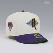 ARIZONA DIAMONDBACKS STYLIZED A DBACKS SNAKE SIDE PATCH OFF WHITE NEW ERA HAT