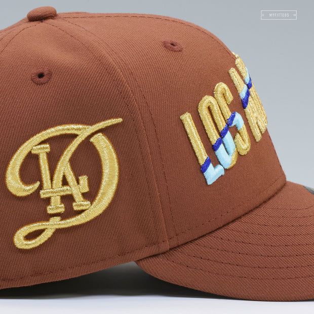 LOS ANGELES DODGERS CITY CONNECT DUBAI CHOCOLATE INSPIRED NEW ERA FITTED CAP