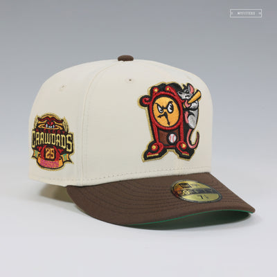 HICKORY CRAWDADS 25 SEASONS HICKORY DICKORY DOCKS THEME NIGHT NEW ERA FITTED CAP