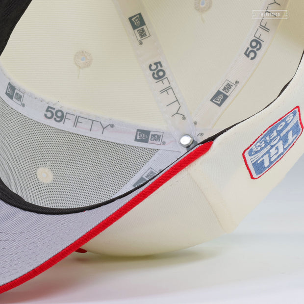 ATLANTA DRIVE GOLF CLUB TGL SOFI OFF WHITE RADIANT RED NEW ERA FITTED CAP
