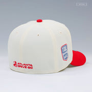 ATLANTA DRIVE GOLF CLUB TGL SOFI OFF WHITE RADIANT RED NEW ERA FITTED CAP
