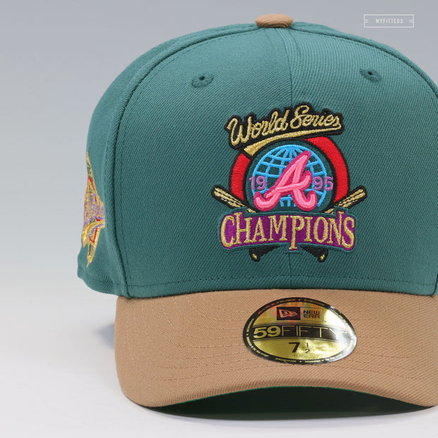 ATLANTA BRAVES 1995 WORLD SERIES CHAMPIONS ATLANTA 1996 OLYMPICS INSPIRED NEW ERA CAP
