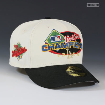 LOS ANGELES DODGERS 1988 WORLD SERIES CHAMPIONS OFF WHITE NEW ERA FITTED CAP