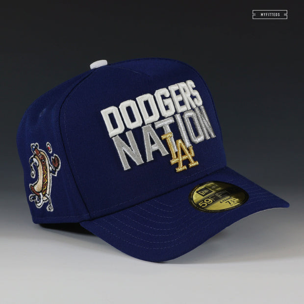 LOS ANGELES DODGERS DODGERS NATION A-FRAME 59FIFTY NEW ERA FITTED HAT