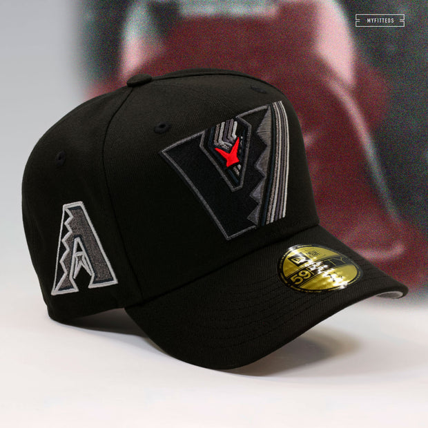 ARIZONA DIAMONDBACKS UPSIDE DOWN STAR WARS DARTH VADER INSPIRED NEW ERA FITTED CAP