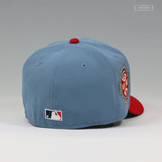 BOSTON RED SOX 1918 WORLD SERIES LAUREL TEAM ID WEATHERED LOOK NEW ERA FITTED CAP