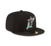 FLORIDA MARLINS 1997 WORLD SERIES "JET BLACK" NEW ERA FITTED HAT