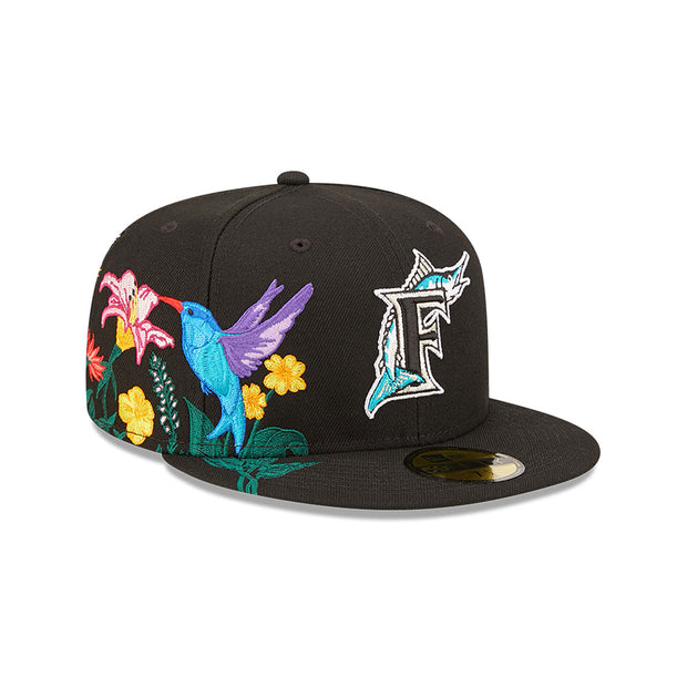 FLORIDA MARLINS BLOOMING NEW ERA FITTED CAP