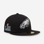 PHILADELPHIA EAGLES SUPER BOWL SIDE PATCH NEW ERA FITTED HAT